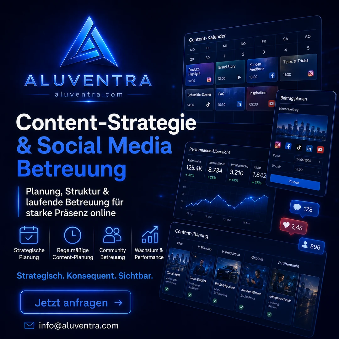 Aluventra Content Strategie