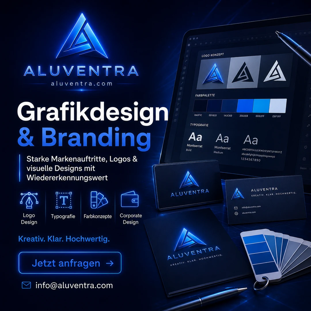 Aluventra Grafikdesign und Branding