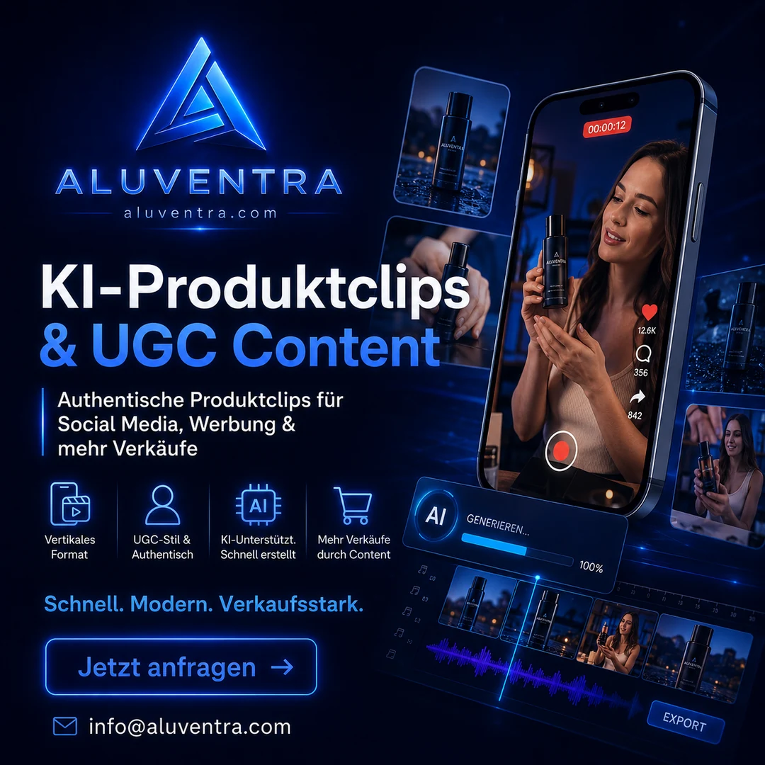 Aluventra KI Produktclips